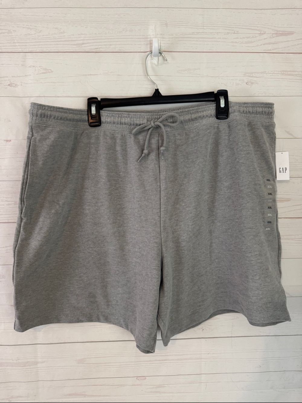 GAP Size XXL Men’s Light Gray Drawstring Casual Shorts W/Pockets